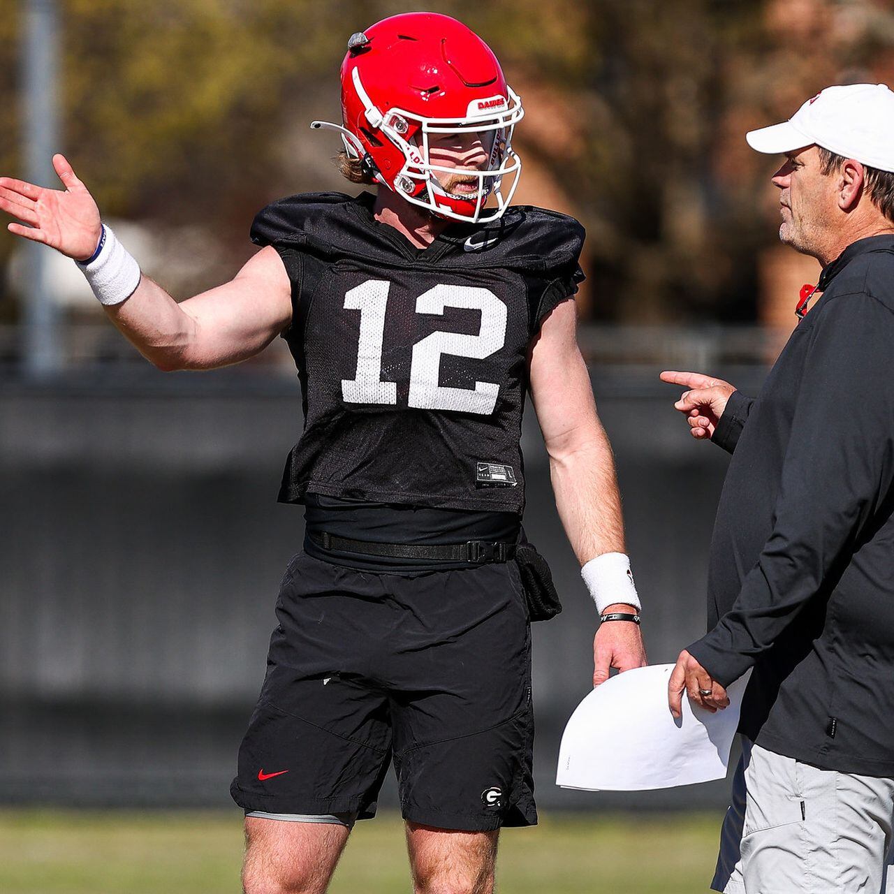 UGA Football QB Brock Vandagriff gets first taste of G-Day 2021