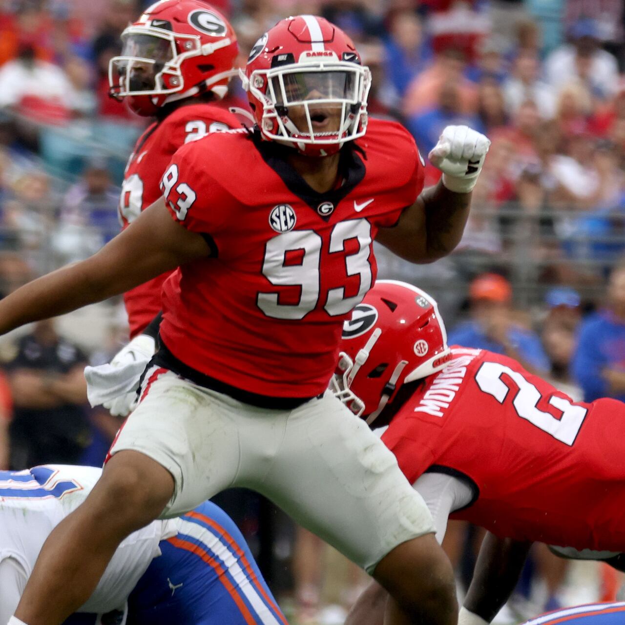 Georgia Bulldogs - Defensive Line Drills 