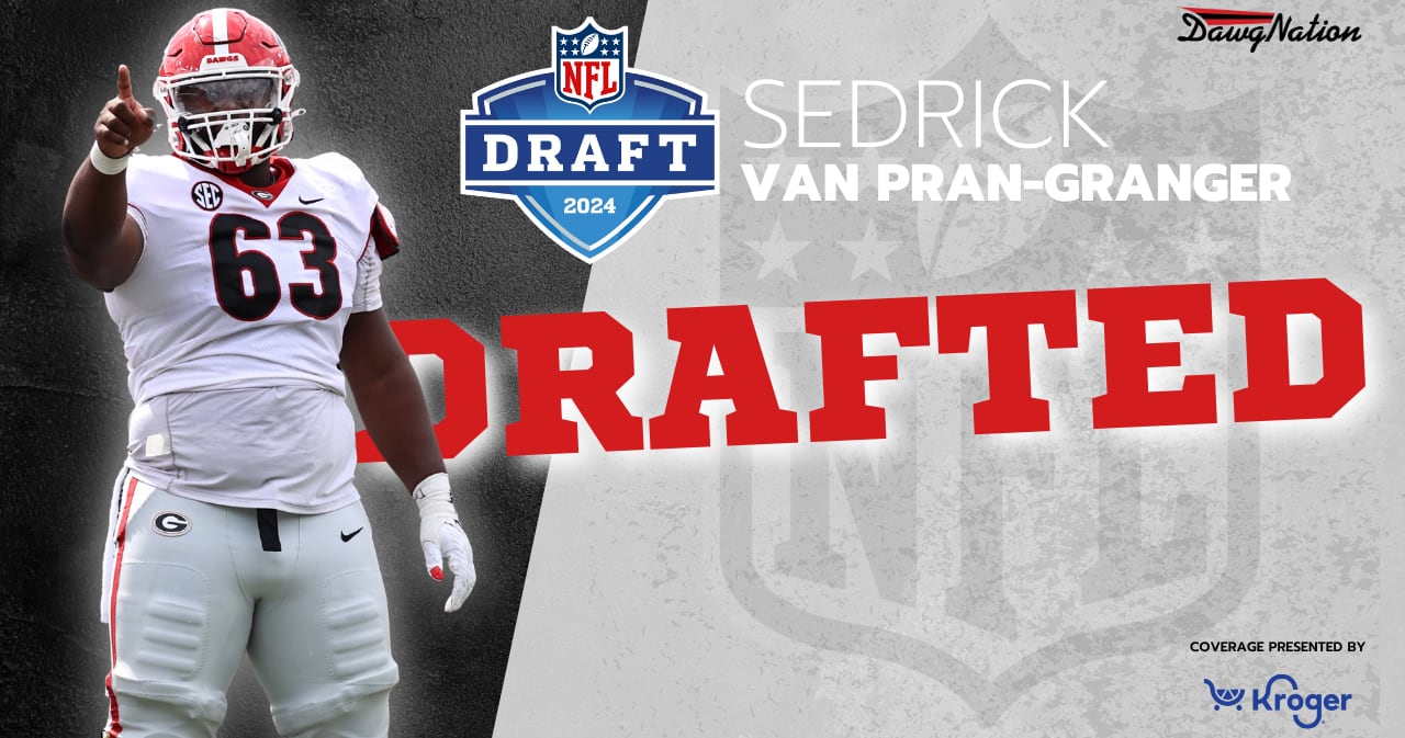 Sedrick Van Pran-Granger taken by the Buffalo Bills in the 2024 NFL Draft