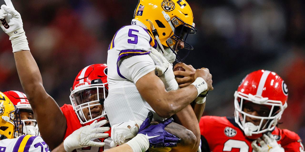 Jayden Daniels recounts viral Jalen Carter sack: 'It was a statement  moment' – 95.5 WSB