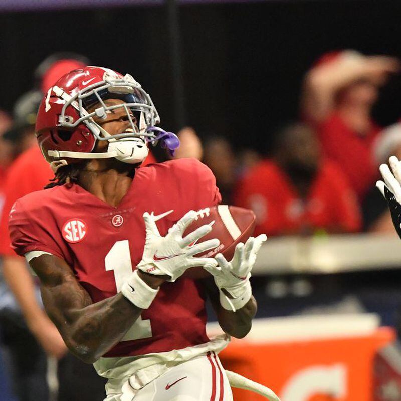 Jameson Williams (knee), Alabama WR, out of national championship game