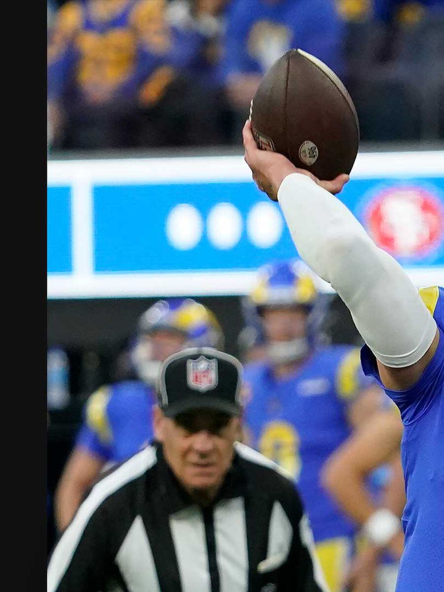 San Francisco 49ers linebacker Fred Warner is a heat-seeking missile on a  third-down sack vs. Los Angeles Rams quarterback Matthew Stafford