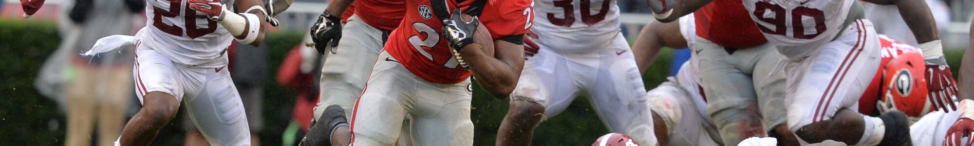 UGA notebook: Nick Chubb 100 yards away from passing Herschel Walker