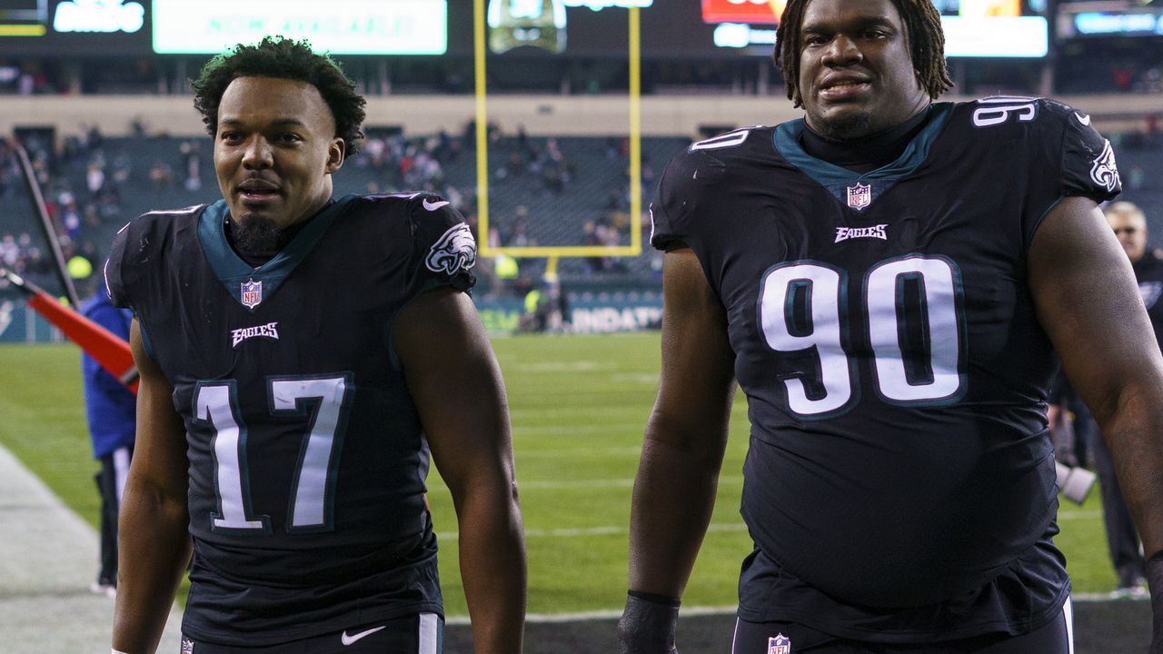 Eagles Dawgs Philadelphia Eagles and Georgia Bulldogs players 2023