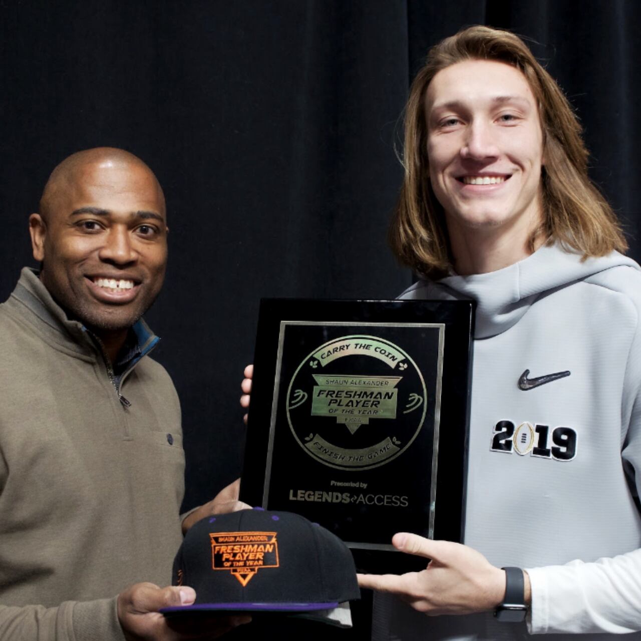 WATCH: Trevor Lawrence pays the piper after losing Clemson-UGA bet