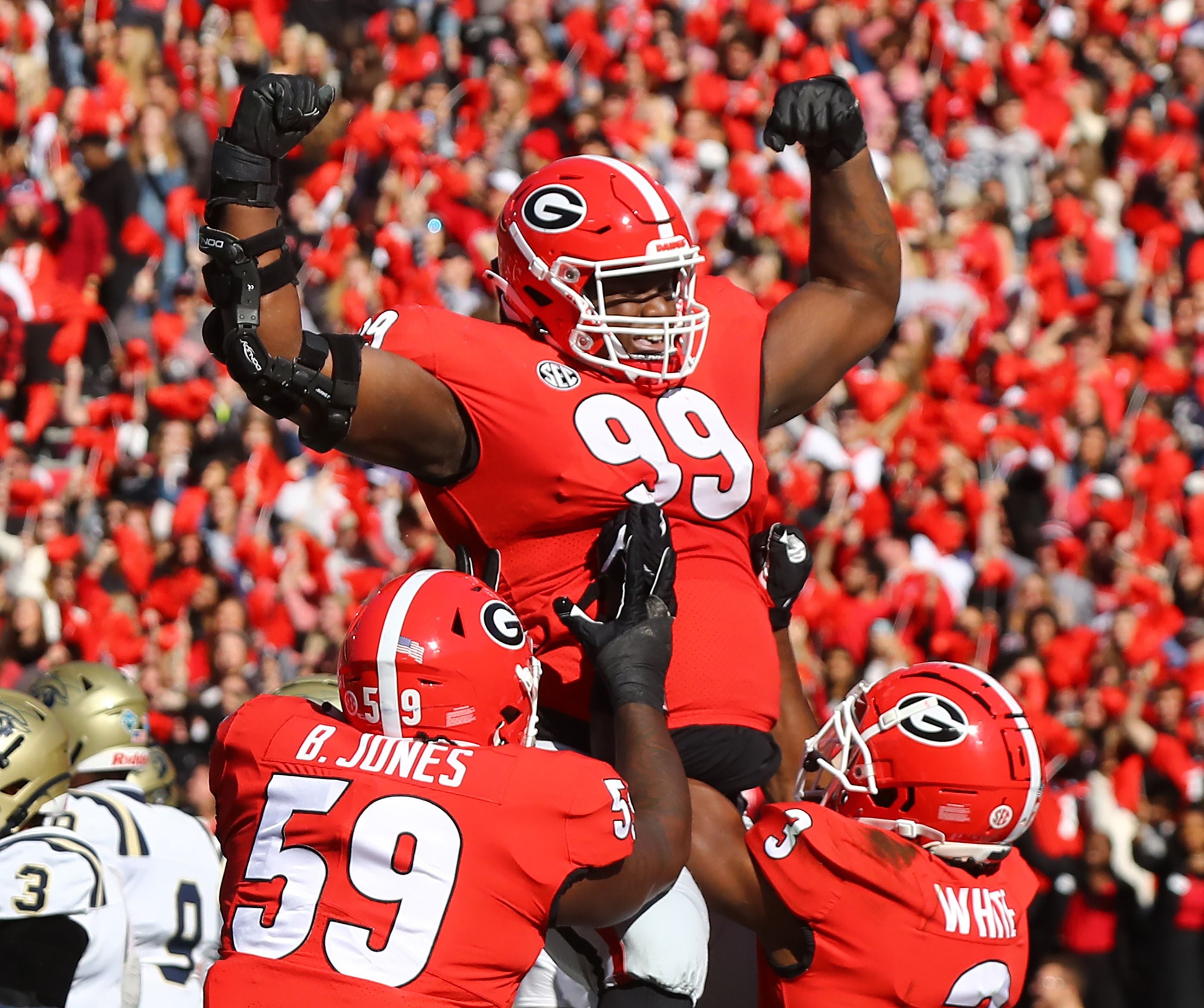 Jordan Davis Defensive Tackle Georgia