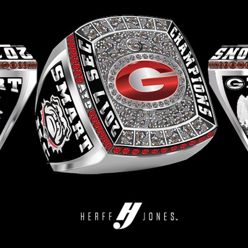 Georgia football national championship rings unveiled