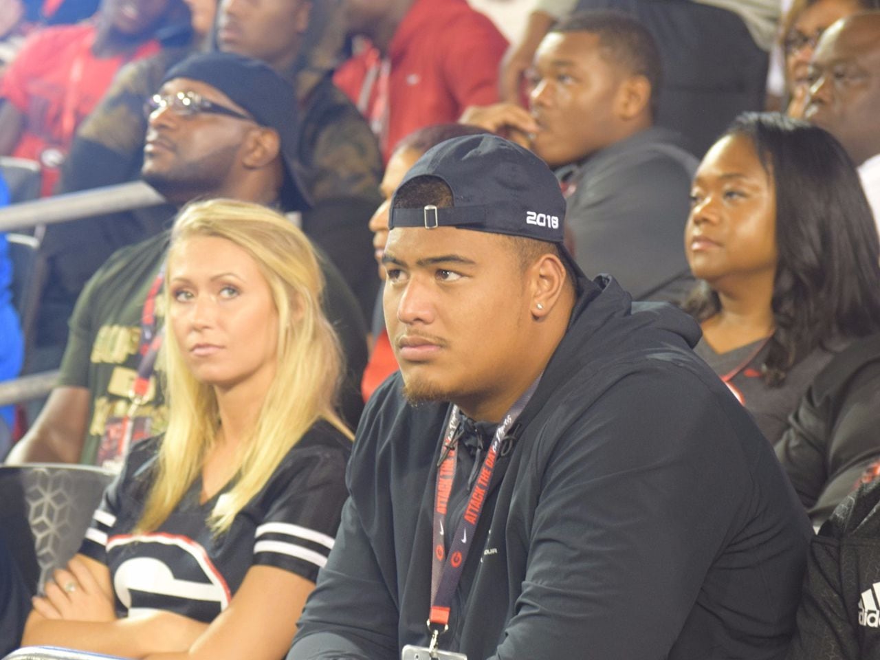 Georgia's recruiting interest in 6-foot-8 Daniel Faalele seems pretty clear