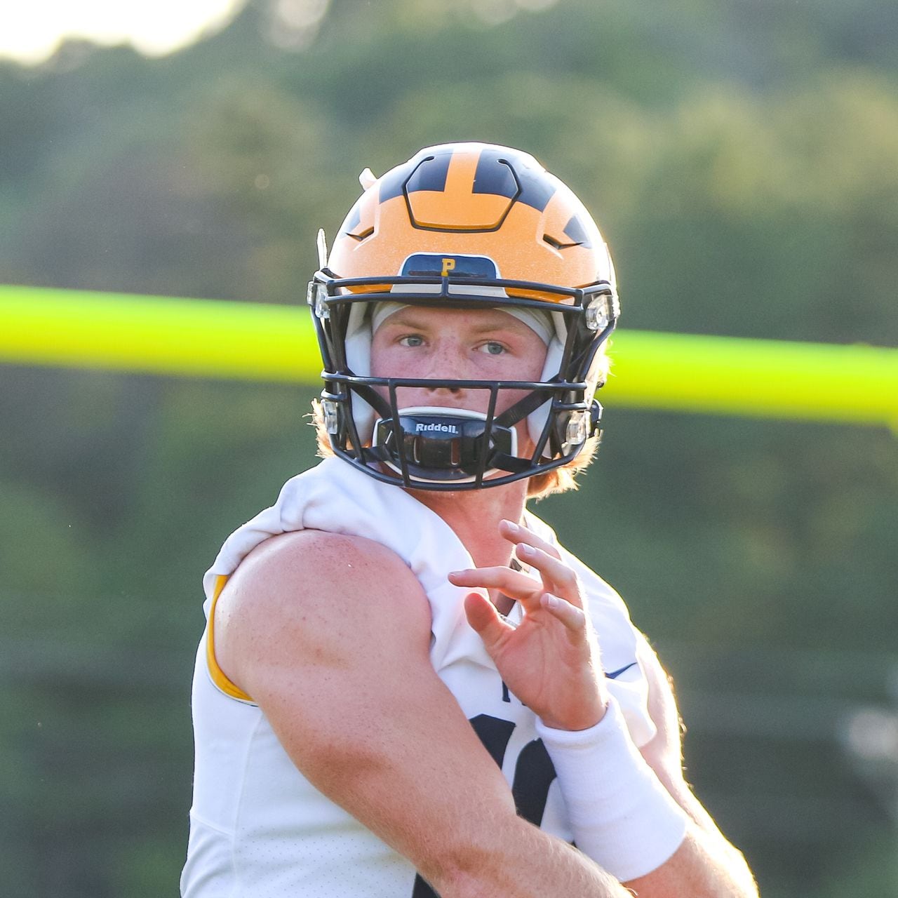 So what exactly is that black padding on the Syracuse football helmets seen  during practice? 