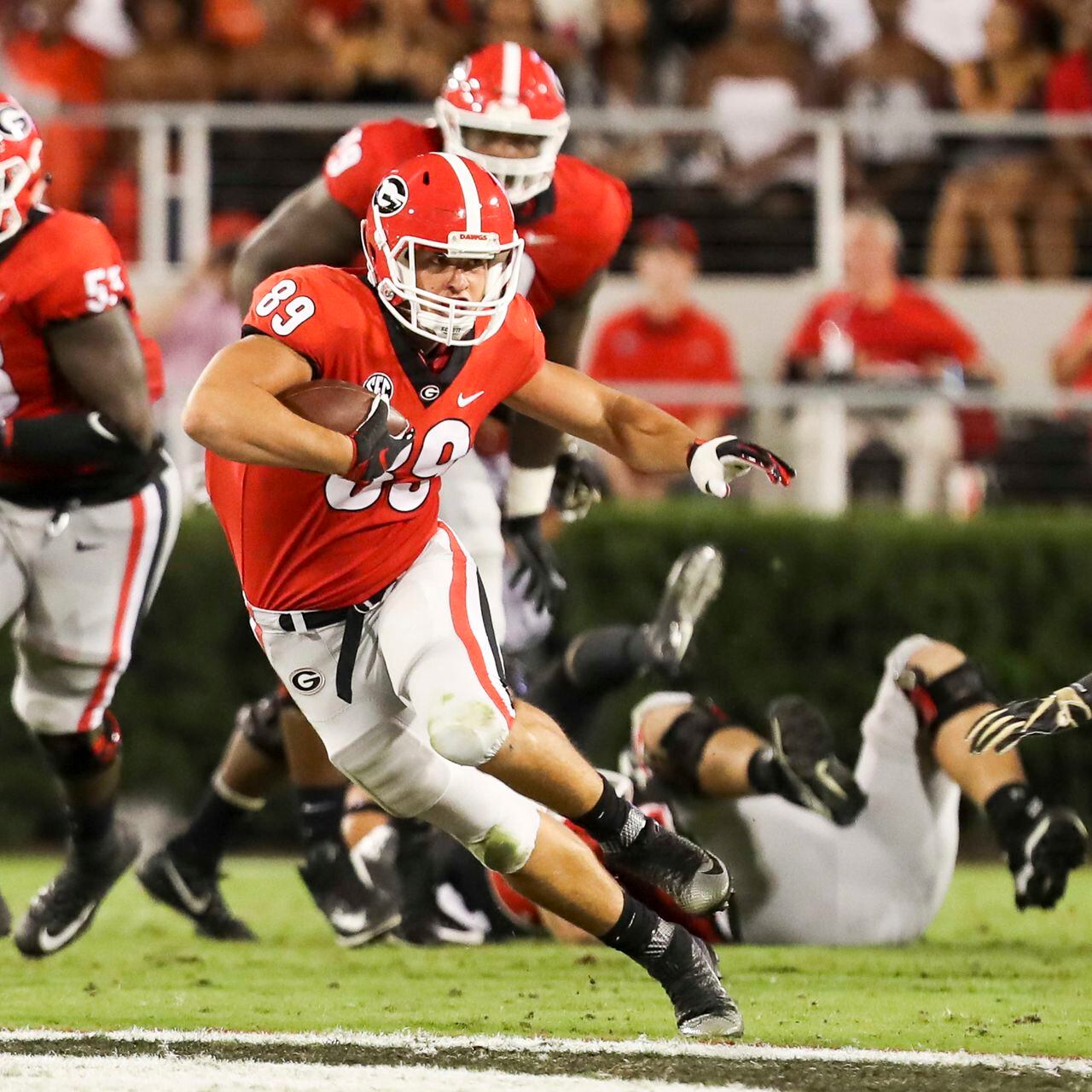 Charlie Woerner is Bulldogs' top tight end after sizable exodus