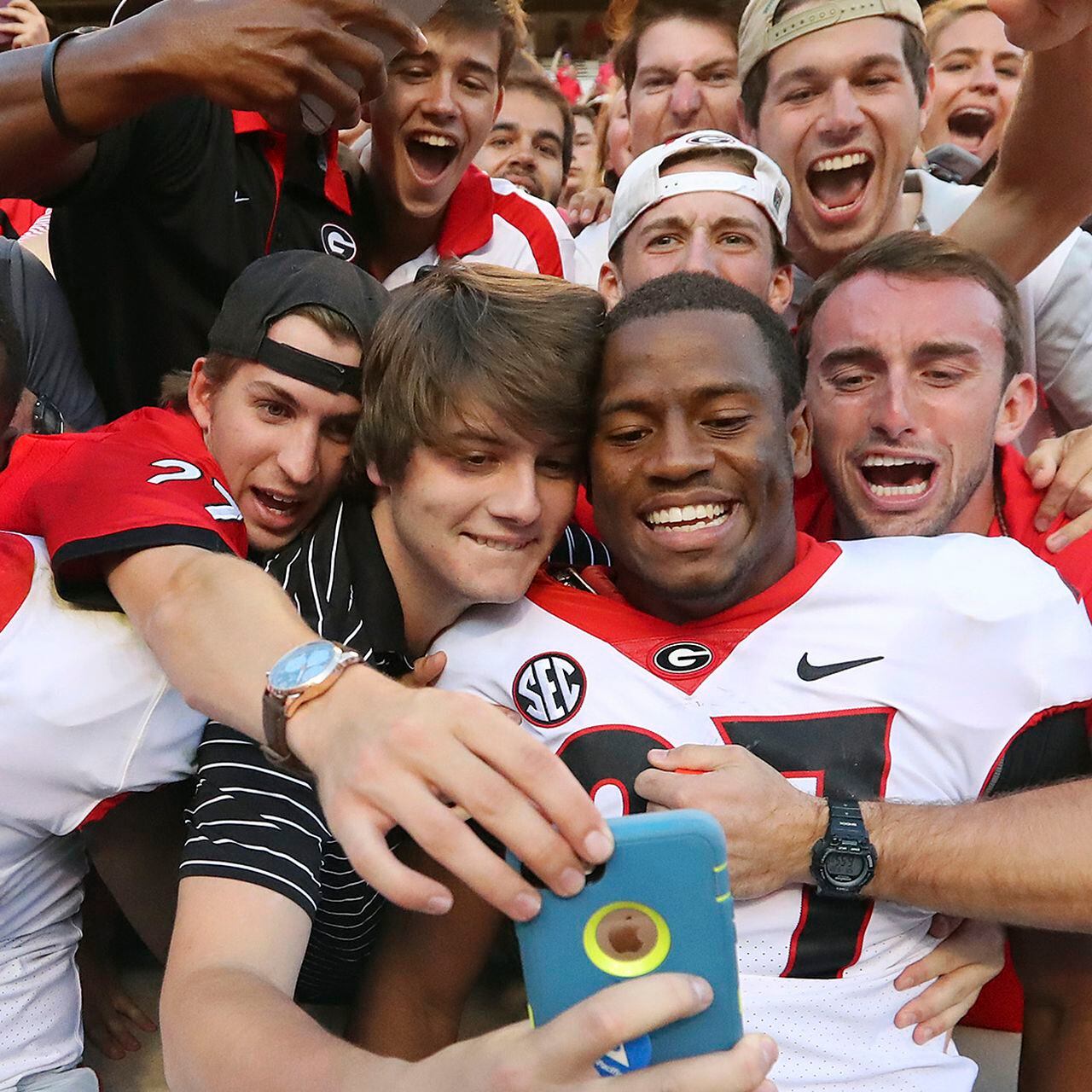 Sony Michel, Nick Chubb a dynamic duo in wild Rose Bowl: 'Straight beasts,  man'