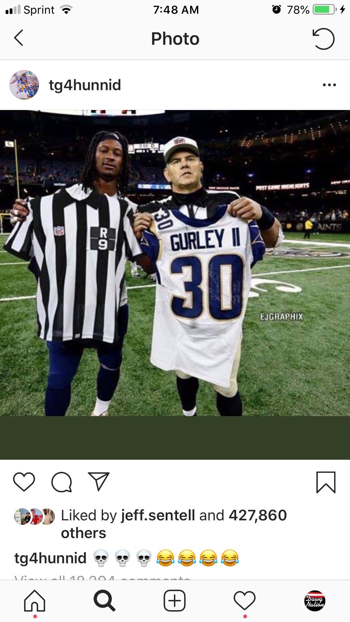 Photo Shows First Look At Todd Gurley In Falcons Jersey - The Spun