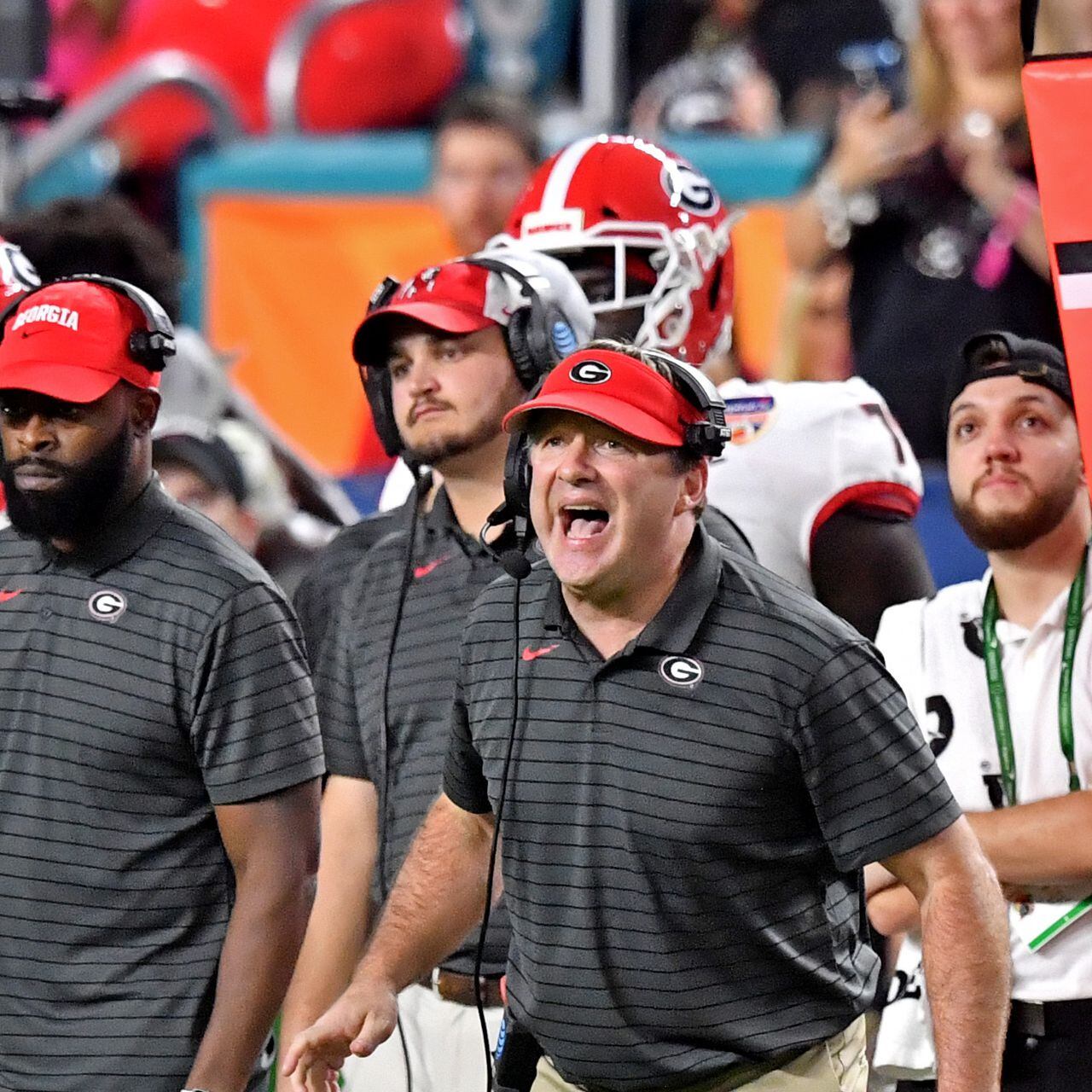 Sugar Bowl: Kirby Smart furious after taking Gatorade bath to face