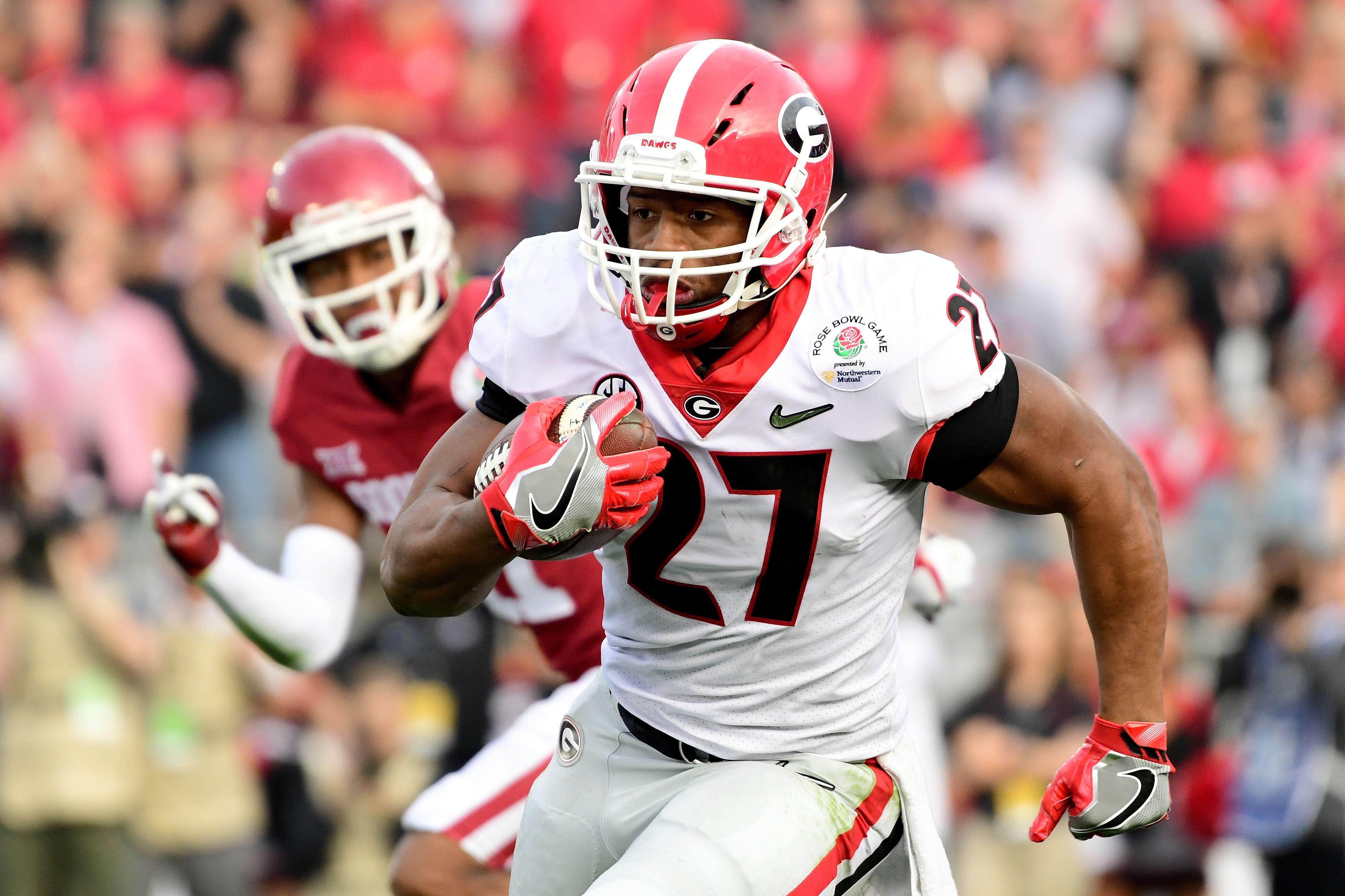 ESPN Stats & Info X:ssä: Nick Chubb reaches 2,000 career rushing yards in  Georgia win Georgia: 9-2 when Chubb rushes for 100+ yards   / X