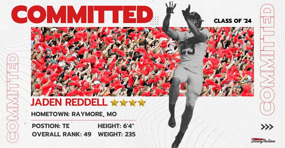 Jaden Reddell commits to UGA football for 2024 class