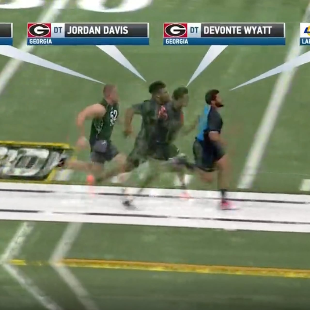 The Rock Congratulates Jordan Davis After 4.78 40 Time at Combine