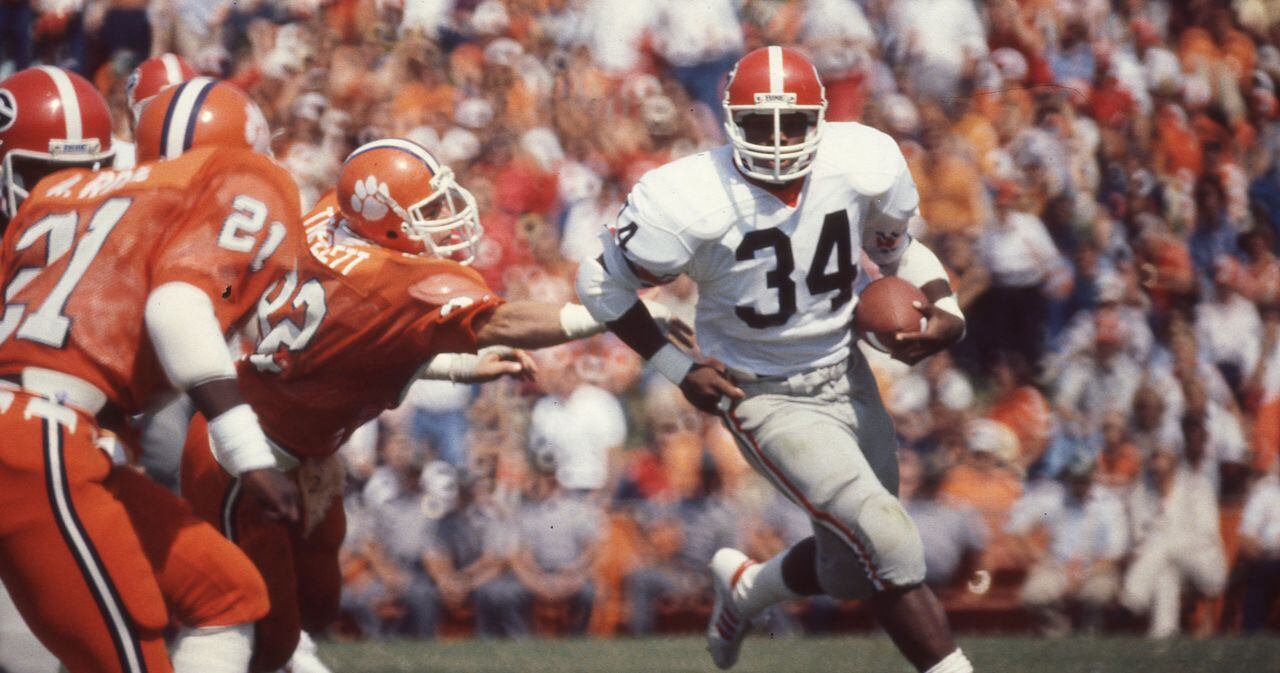 Lot Detail - 1980 Herschel Walker Georgia Bulldogs Game Worn Road