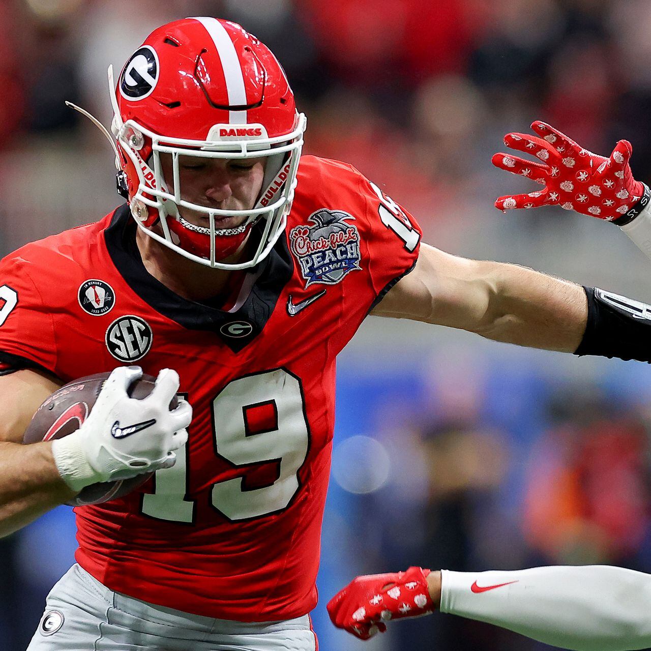 UGA tight end Brock Bowers from SEC Media Days 