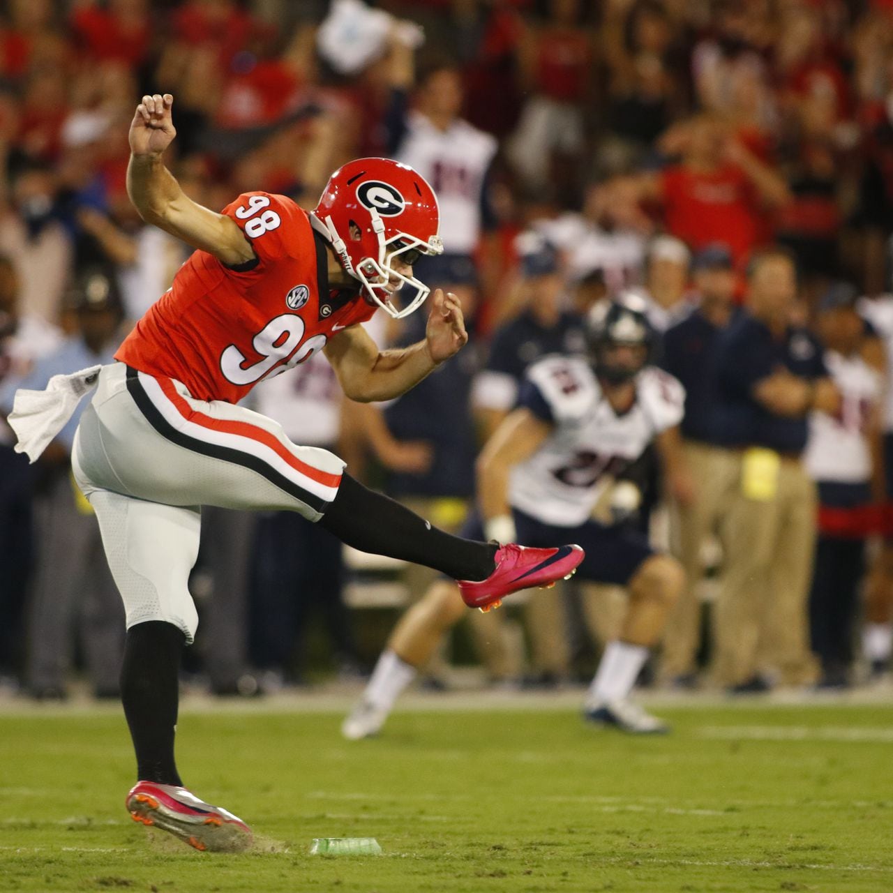 Arizona Cardinals kicker Rodrigo Blankenship proud of his Legos, shoes