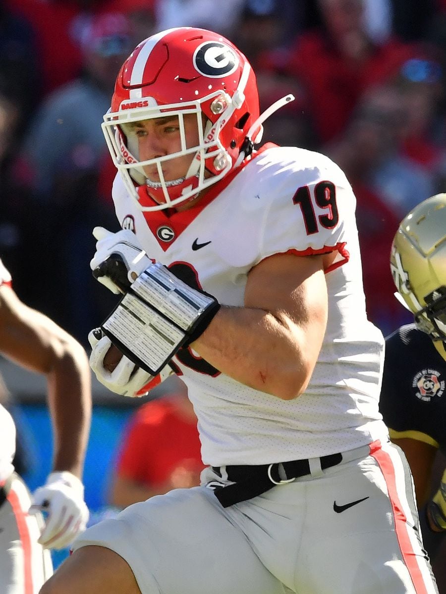 Brock Bowers Signed Georgia Custom Black Jersey