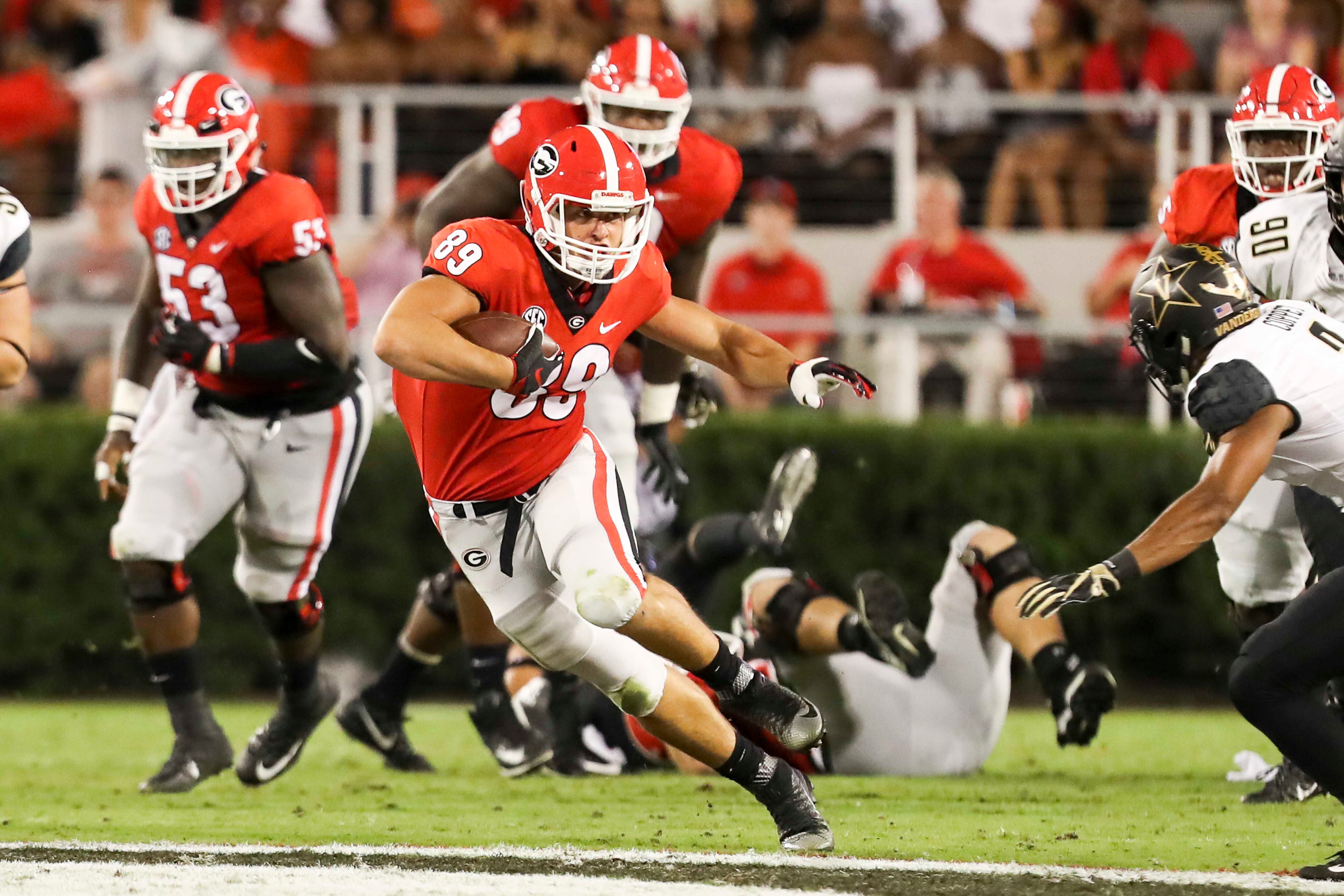 Tight end Charlie Woerner ready to take leadership role in UGA receiving  corps, Sports