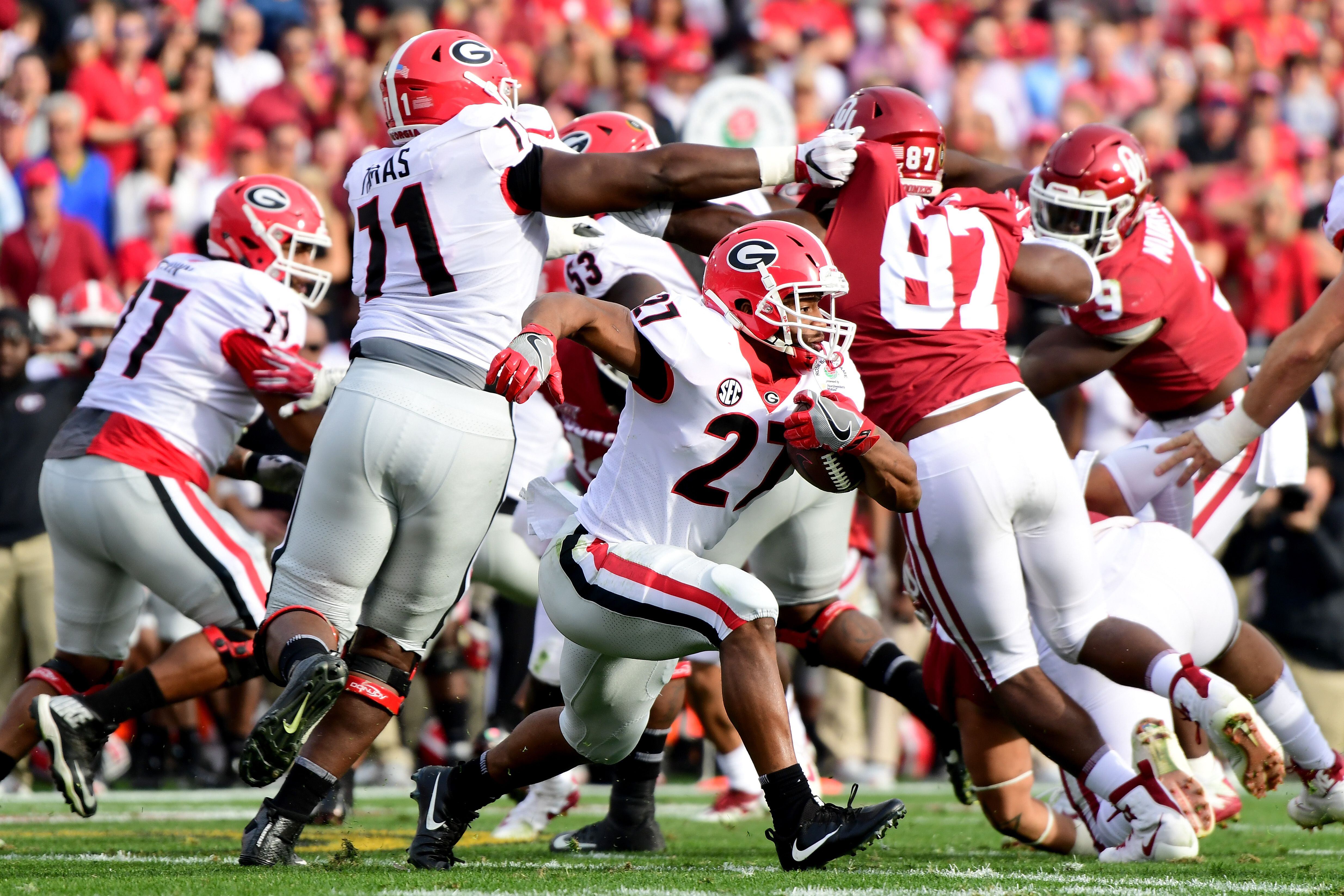 NFL Combine 2018: Nick Chubb Training in His Georgia Hometown - Sports  Illustrated