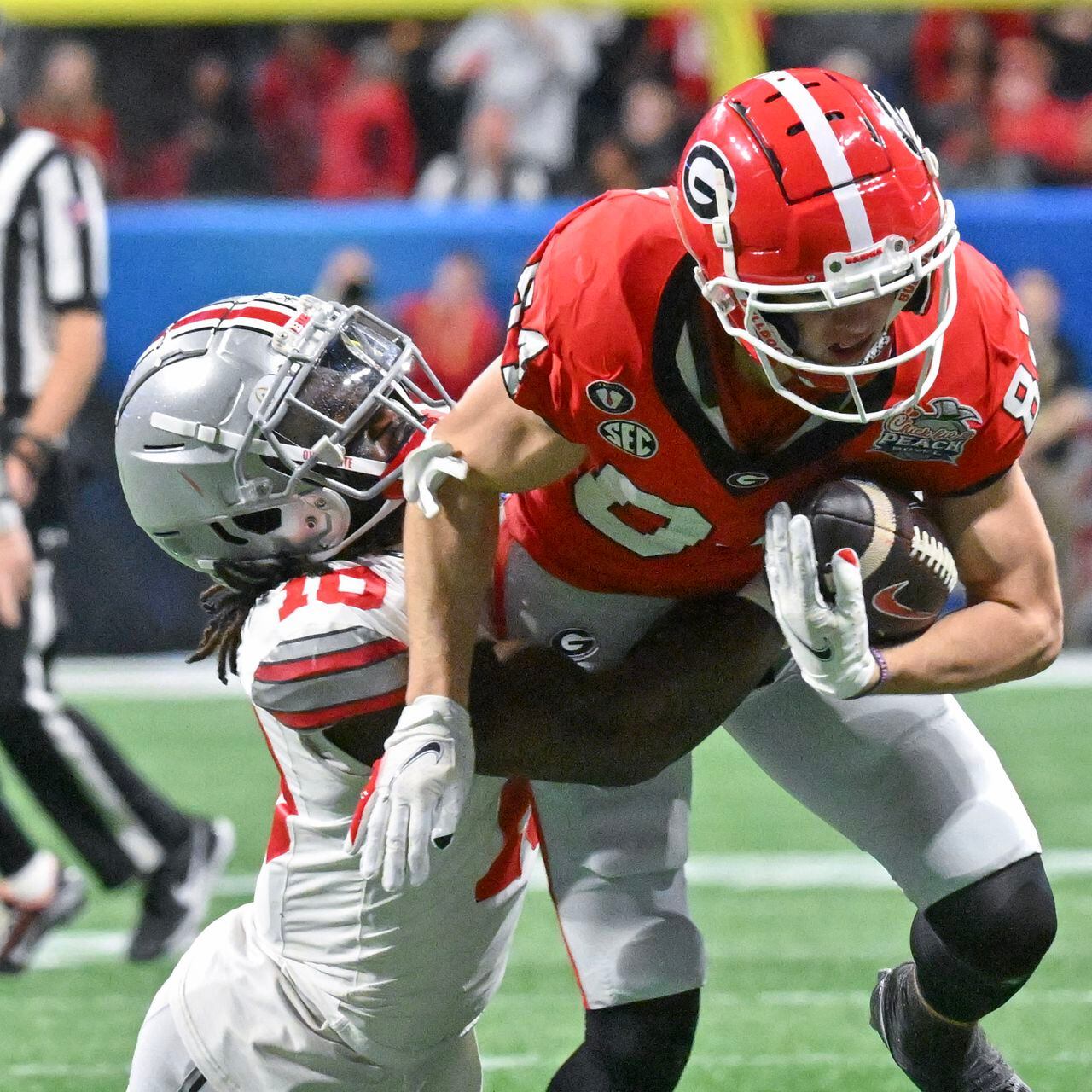 Georgia receivers Ladd McConkey and Arian Smith speak to the media, Football