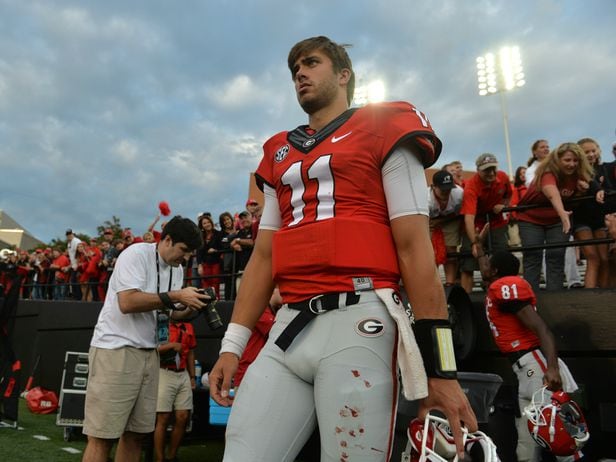 Greyson Lambert Georgia Bulldogs #11 (No Name) NCAA Jersey - Red