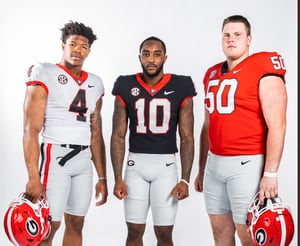 Reaction mixed to Georgia's uniform