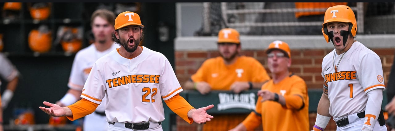 Tony Vitello reacts to Vols' game one loss to Arkansas