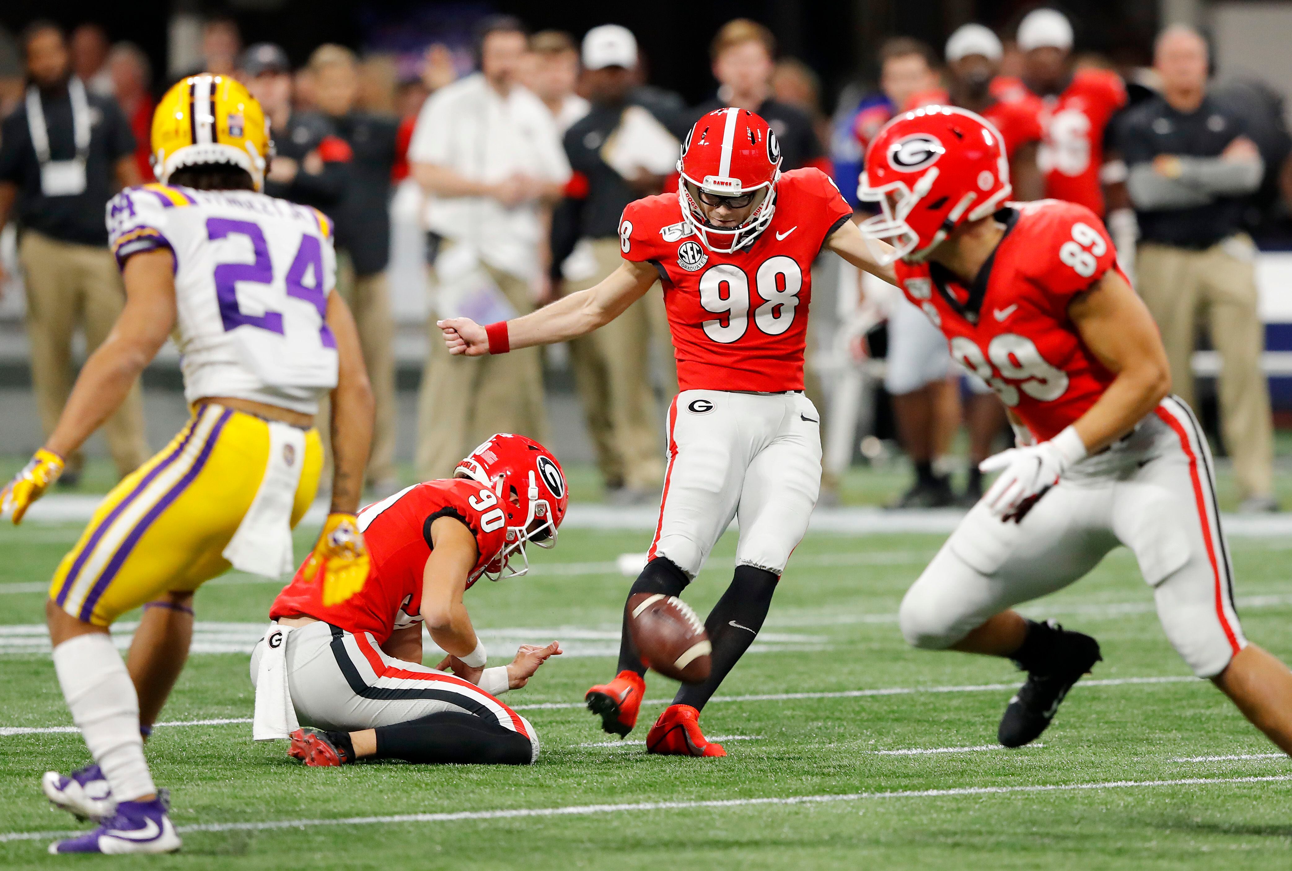 Georgia football: Blankenship earns SEC special teamer of the week