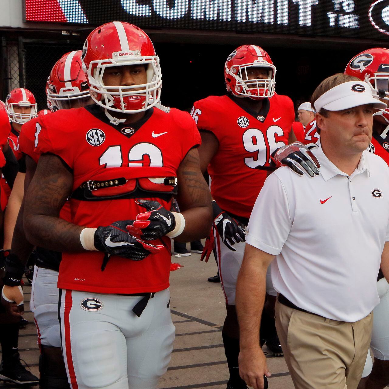 Nick Chubb Georgia Bulldogs Fathead 16-Pack Life-Size