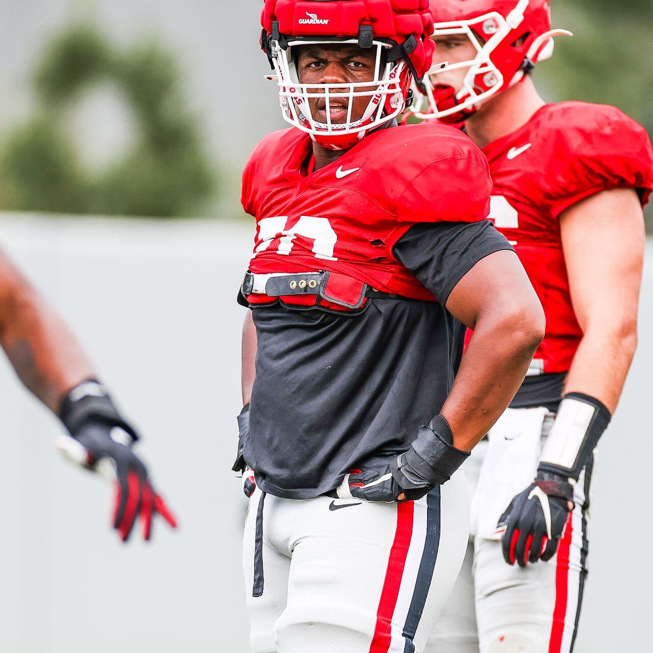 Practice report: Eason appears healthy again, McKenzie wearing a  non-contact jersey, Georgia Sports