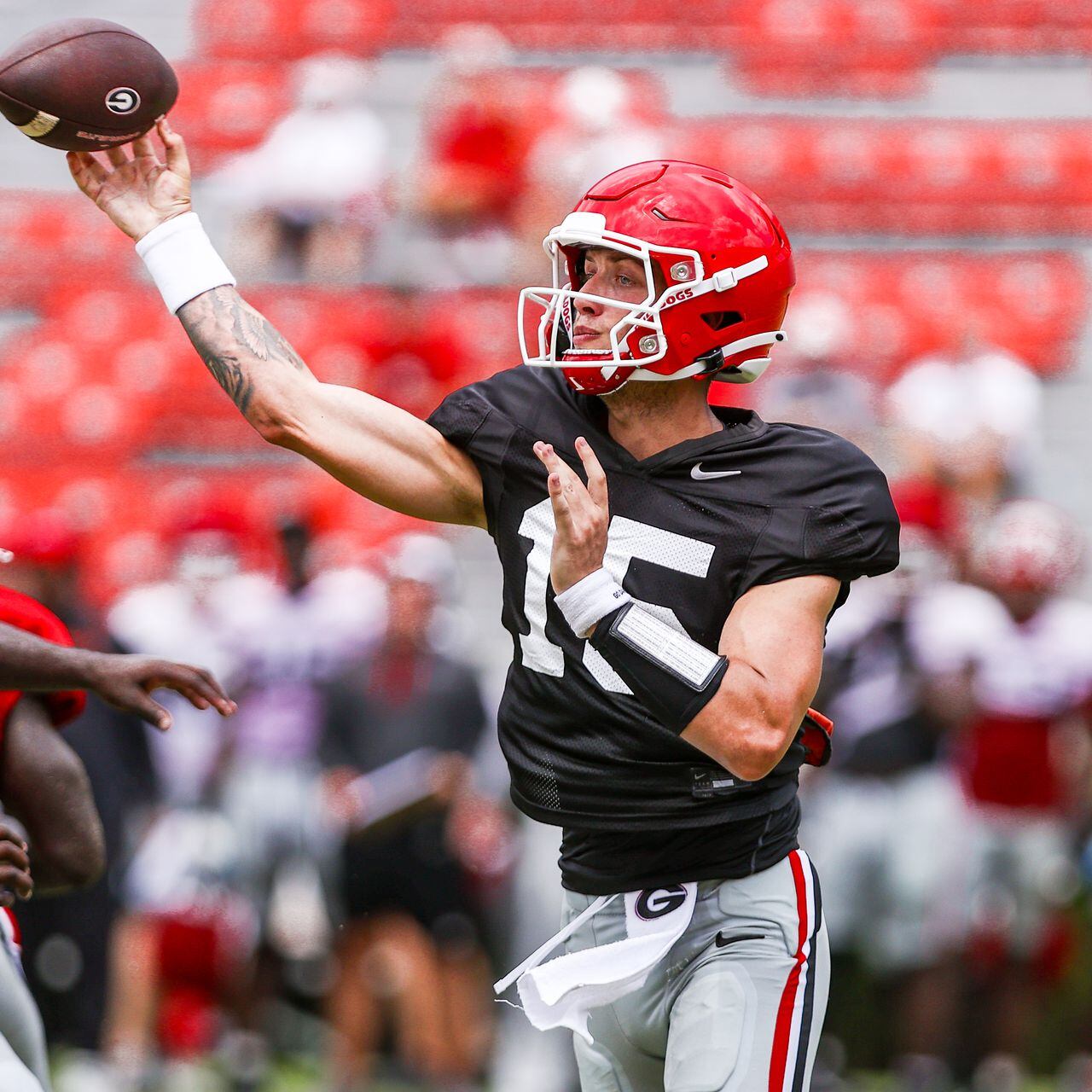 Predicting the winner of Georgia football QB battle between Carson Beck,  Brock Vandagriff, Gunner Stockton