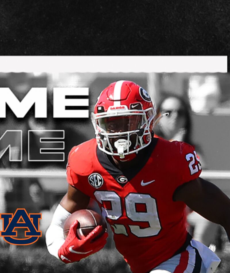 Georgia football game at Auburn on Oct. 9 still TBD for TV