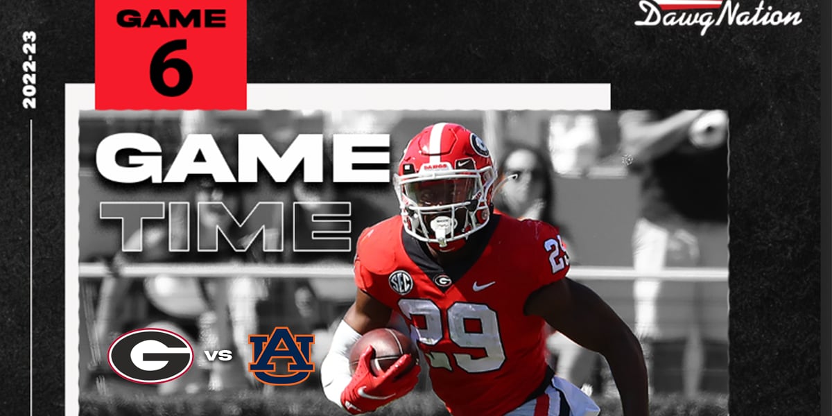 Georgia vs. Auburn: Game time, TV channel, live stream options to watch SEC  matchup - DraftKings Network