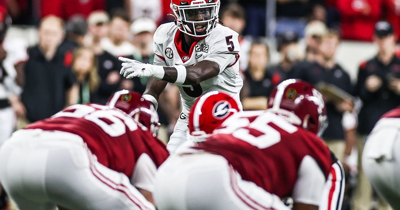 Kelee Ringo's Pick 6 vs Alabama (WSB/UGA Radio Call) 