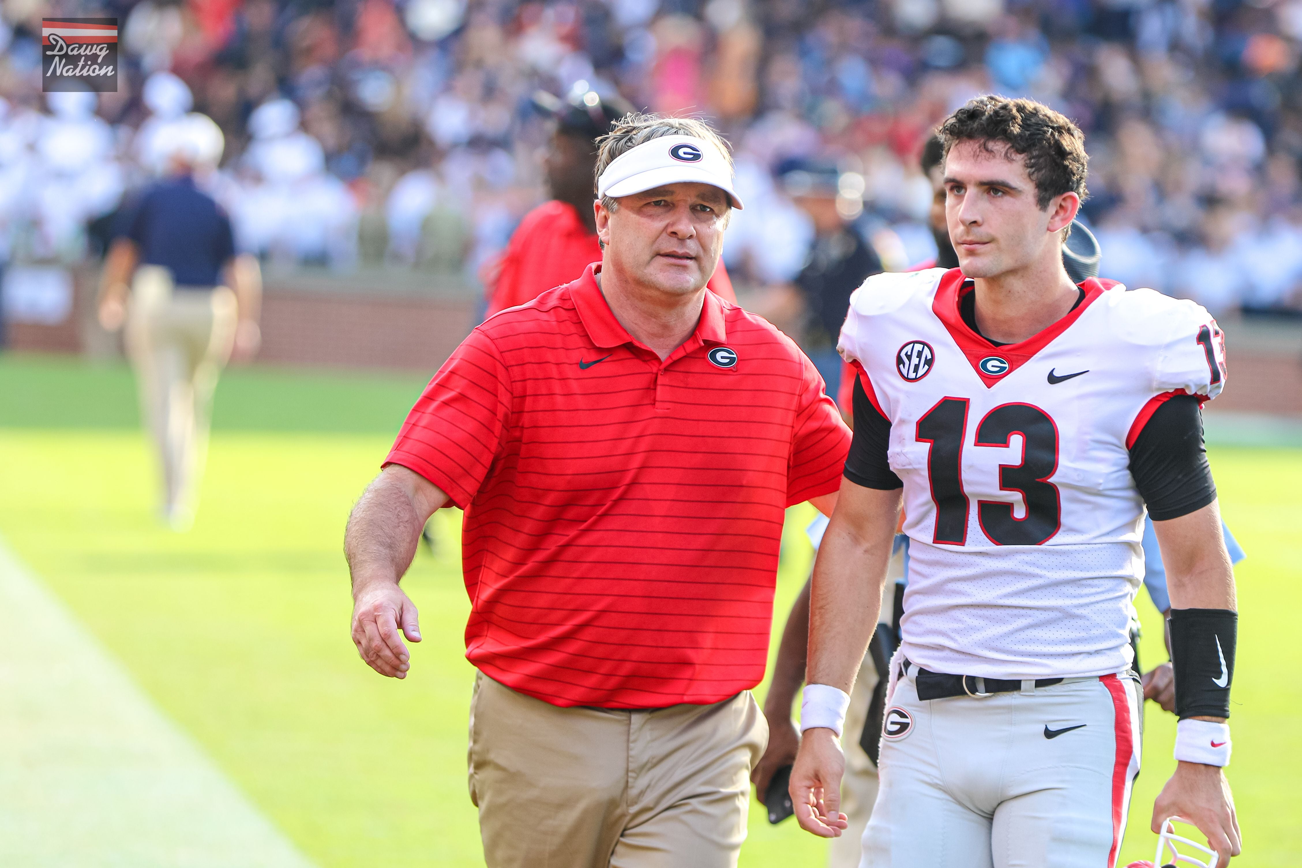 Georgia football QB Stetson Bennett cashes in on viral phone moment