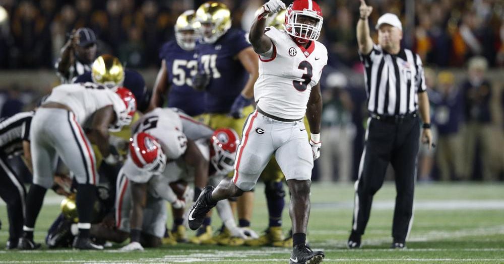 Bulldogs bolstered by their man in the middle, Roquan Smith