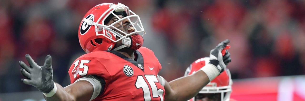 D'Andre Walker at the NFL Combine 