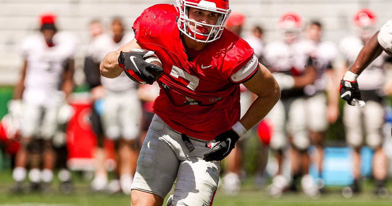 Georgia football tight end Lawson Luckie sidelined by injury