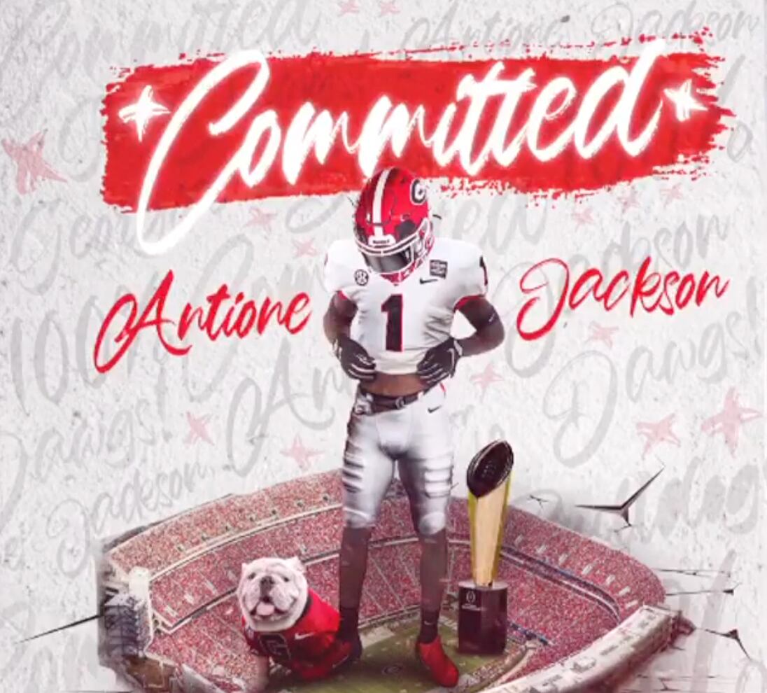 LOOK: 2024 DB commit Antione Jackson shows off Georgia football