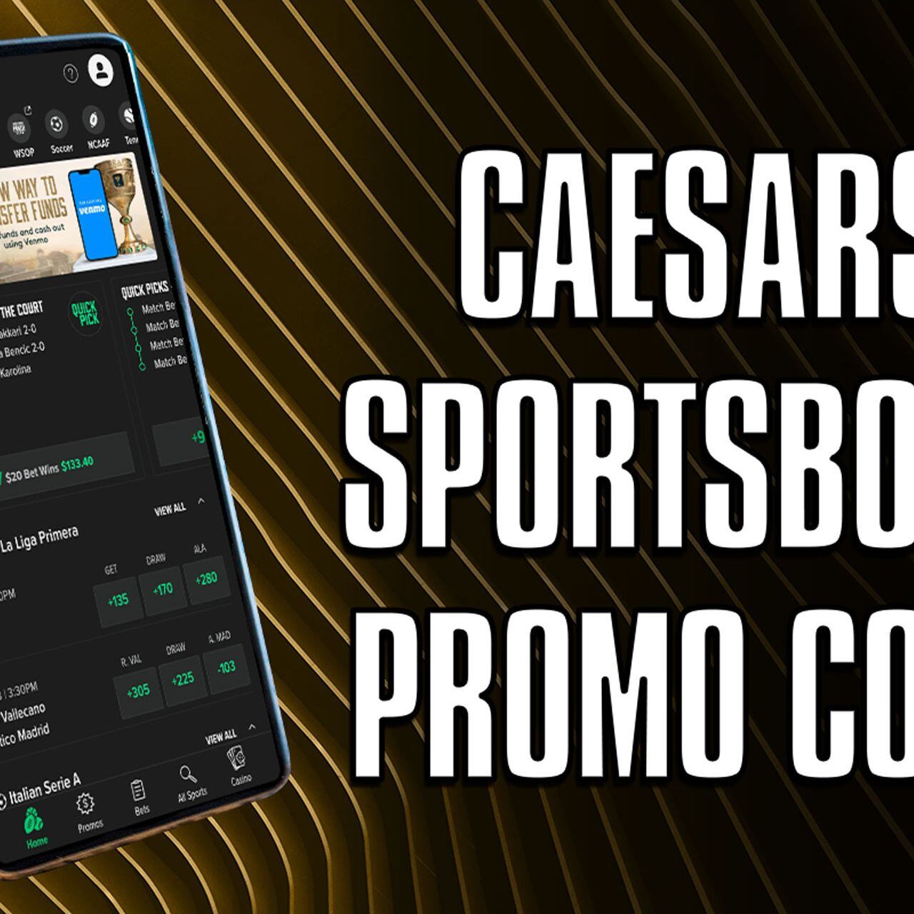 Caesars Sportsbook promo code LABONUS1000: Claim a $1,000 first-bet bonus  for No. 12 Alabama vs. Mississippi St. 