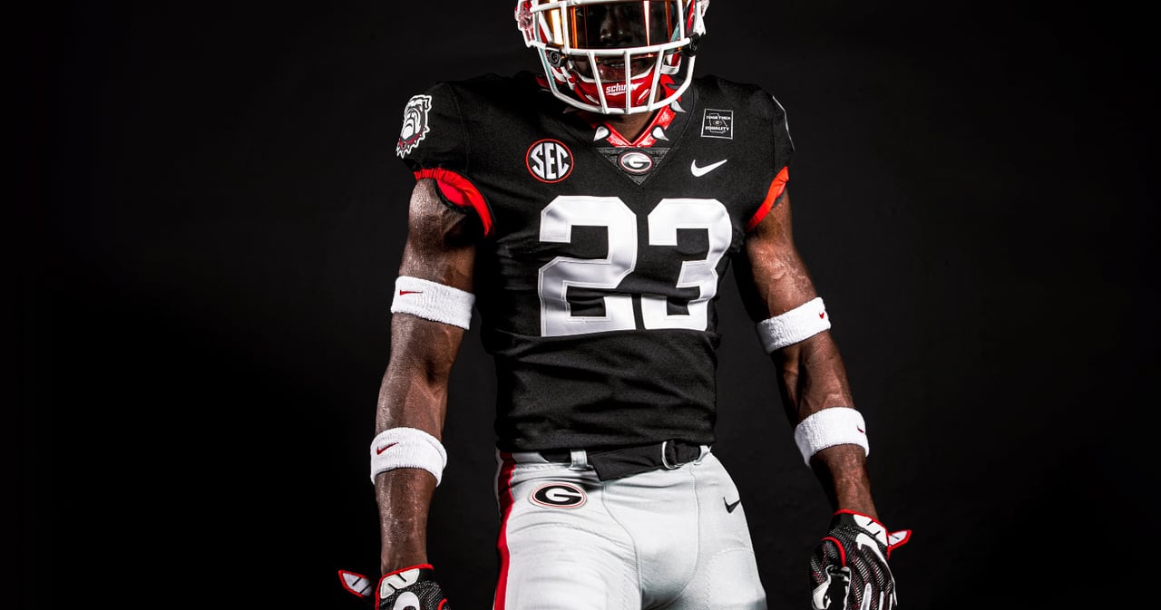 Georgia football to bust out black jerseys against Mississippi State