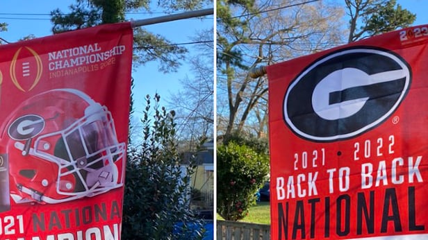 UGA football breaks down the 2022 National Champions logo