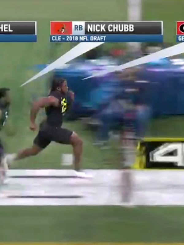 Fastest running back at Combine: Which RB ran the fastest 40-yard