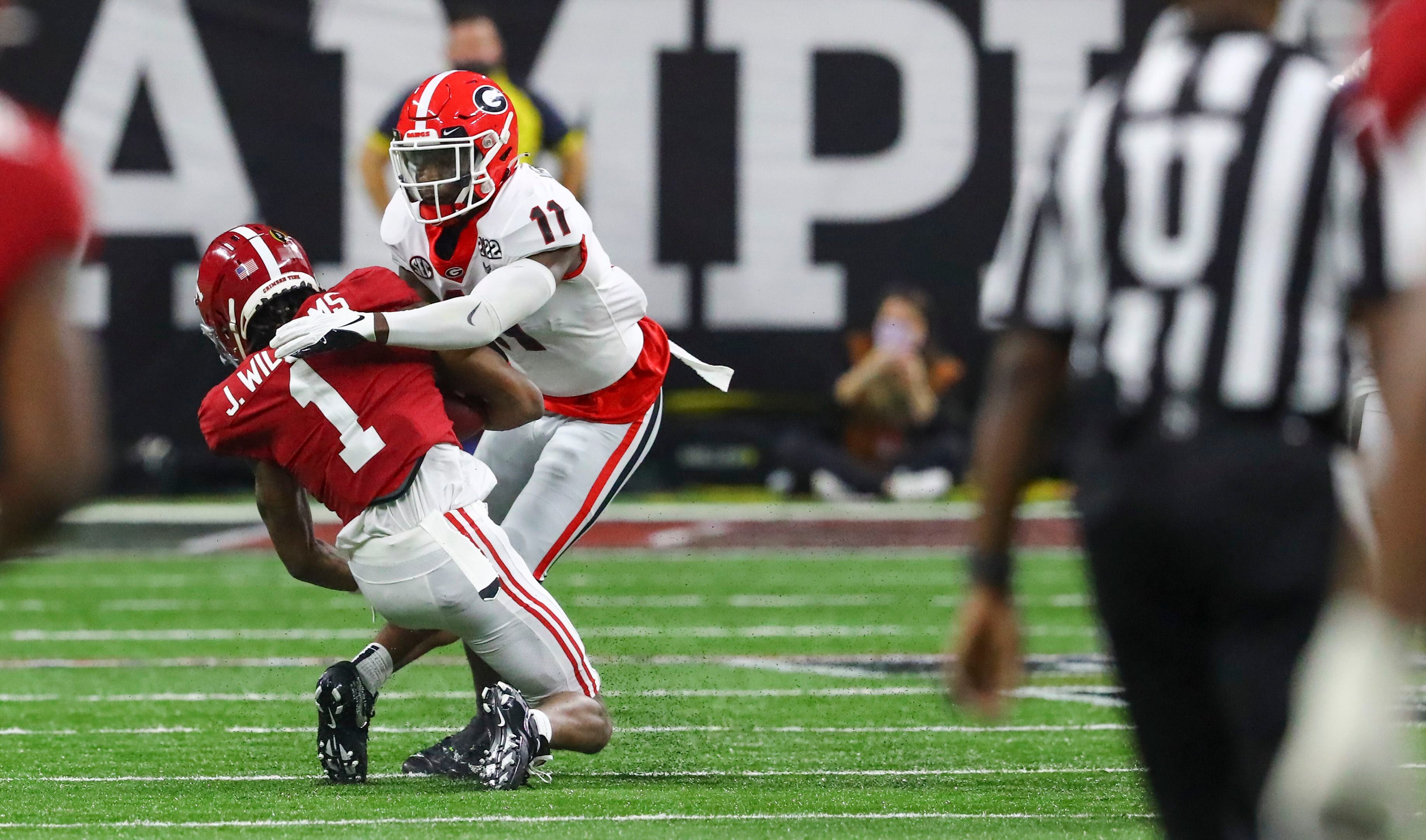 Derion Kendrick of Georgia gets drafted by the Rams 