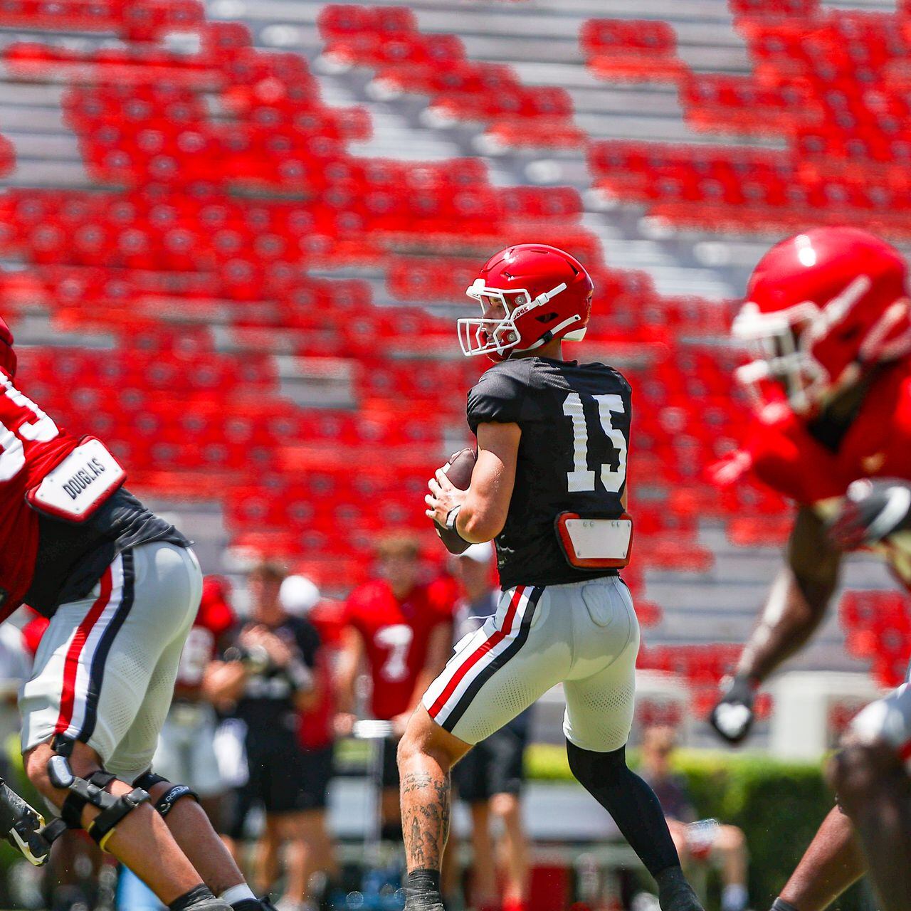 What Kirby Smart said about Georgia football QBs after scrimmage