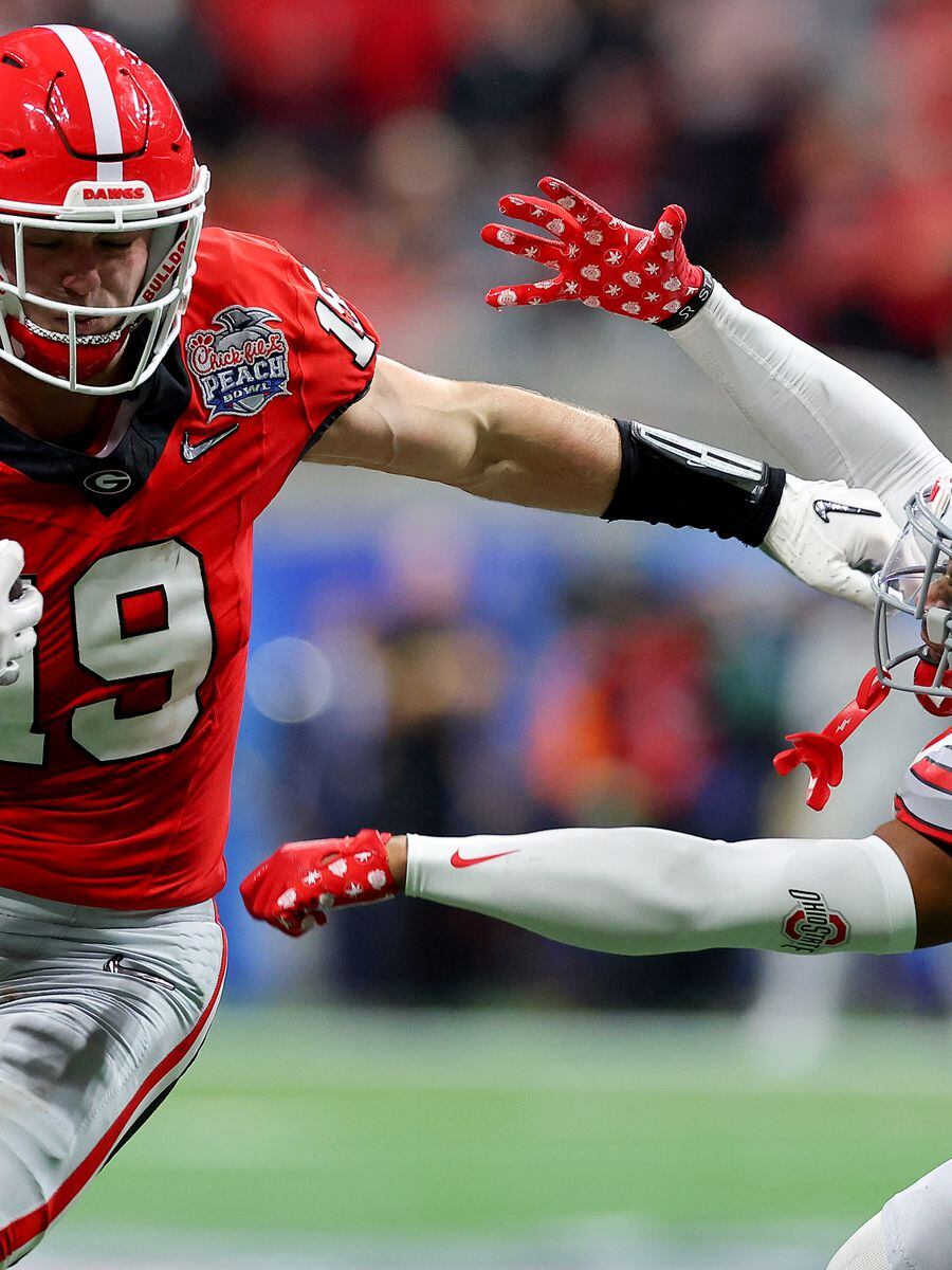 Brock Bowers (TE  Georgia) Highlights Reaction 