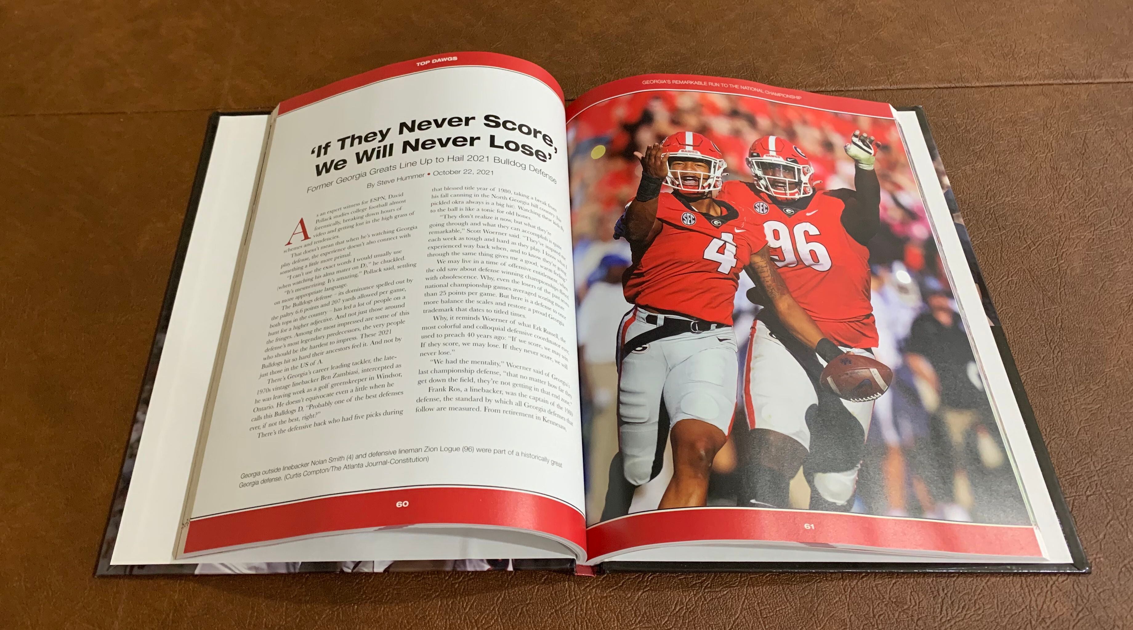 Top Dawgs' captures UGA's championship season in an exclusive book